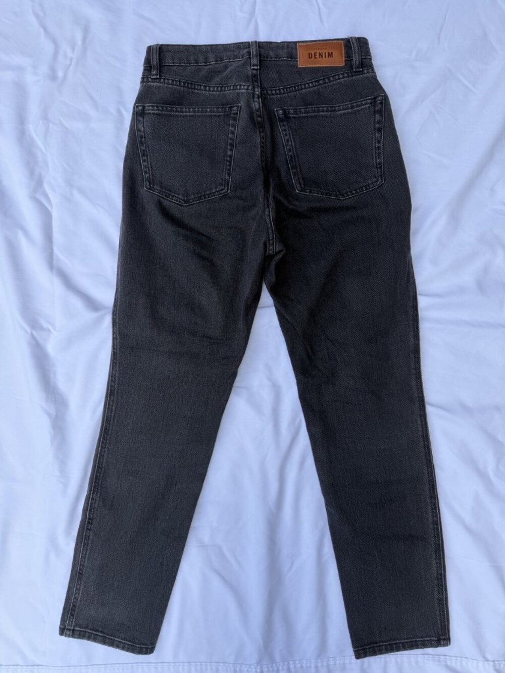 Sézane Brut Sexy Jeans Grey High Rise Straight Leg Sz 36 / US 4 Never Worn